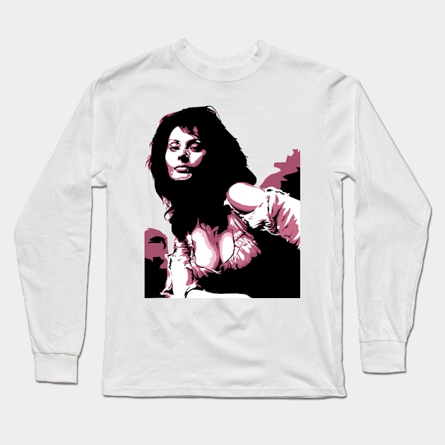 Raquel Welsh Long Sleeve T-Shirt by EJTees